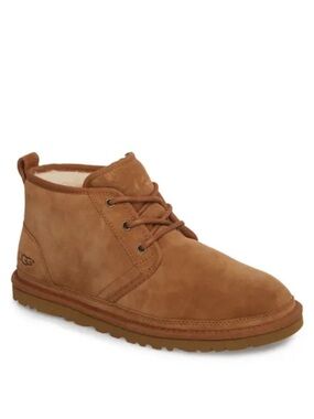 UGG Men’s Neumel Chukka Boots Chestnut Sheepskin Size 6